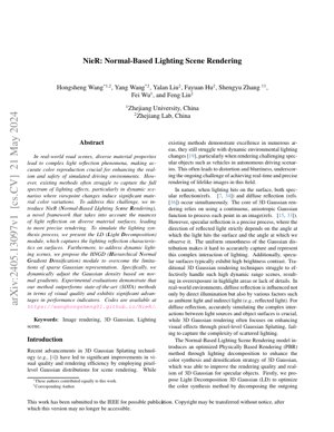 Capa do documento PDF - NieR: Renderização de Cenas com Iluminação Baseada em Normais - Análise Técnica