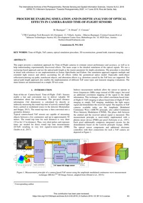 Copertina documento PDF - Procedura per l'Abilitazione della Simulazione e dell'Analisi Approfondita degli Effetti Ottici nei Sensori Time-of-Flight Basati su Fotocamera